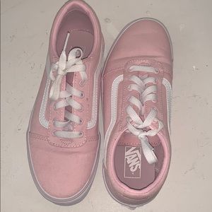 Light Pink Vans Barley worn!